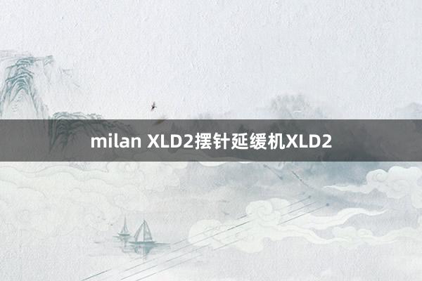 milan XLD2摆针延缓机XLD2